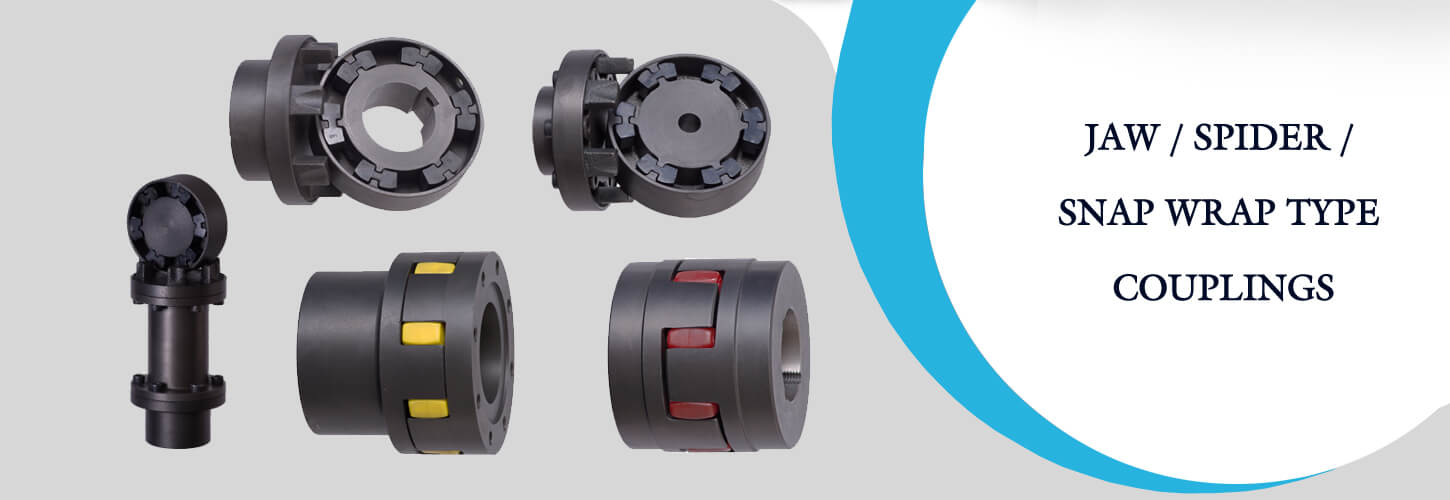 Flexible Couplings, Couplings, Jaw Type, Spider Type, Snap-Wrap Type Coupling, T Cushion Type Coupling, Metal Flex Couplings